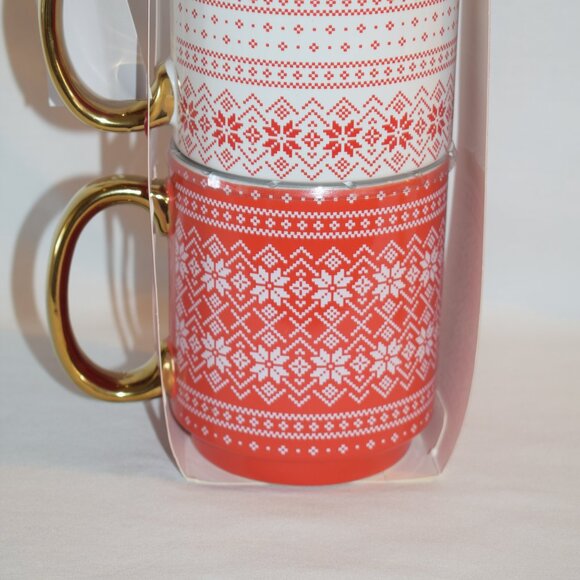 New 2021 Walmart 2 Pack Christmas Mugs Cups - Picture 6 of 9